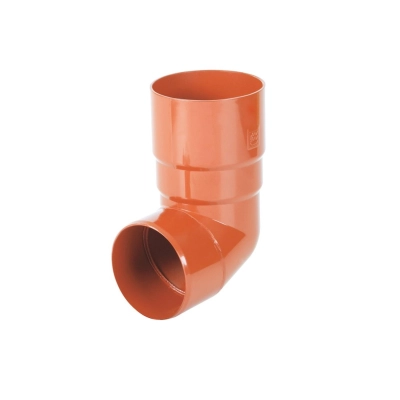 Kolano rury na dowolny kąt BRYZA PVC Ø63 mm – ceglaste