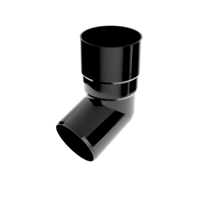 Kolano rury na dowolny kąt BRYZA PVC Ø90 mm – czarne