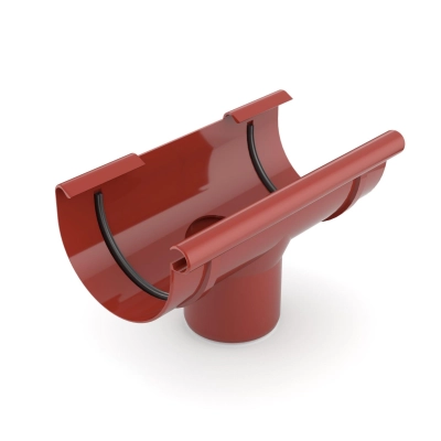 Lej spustowy BRYZA PVC Ø125/110 mm – czerwony