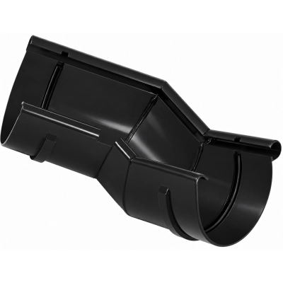 Narożnik wewnętrzny wielopłaszczyznowy BRYZA PVC Ø75 mm – czarny