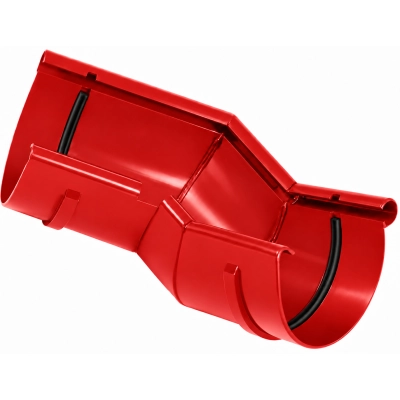 Narożnik wewnętrzny wielopłaszczyznowy BRYZA PVC Ø150 mm – czerwony
