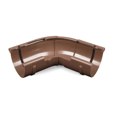Narożnik zewnętrzny regulowany BRYZA PVC Ø100 mm – brązowy