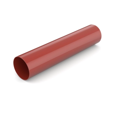 Rura spustowa BRYZA PVC Ø110 mm, 3 m – czerwona