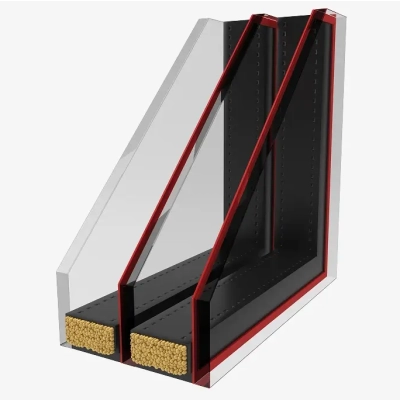 Okno PVC okleina grafitowa trzyszybowe FAKRO PTP-V U41 w kolorze czarnym RAL 9005